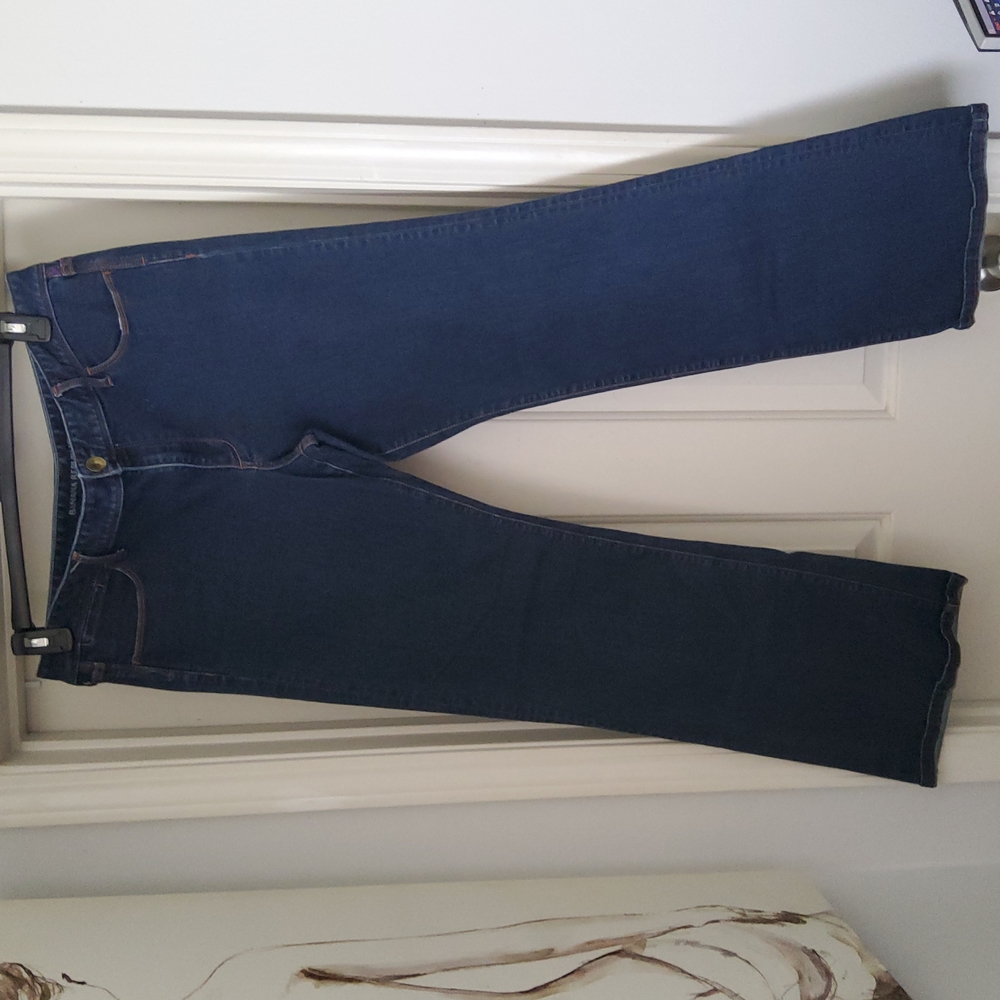 American Eagle Jeans Blue Dark Wash Bootcut Flare